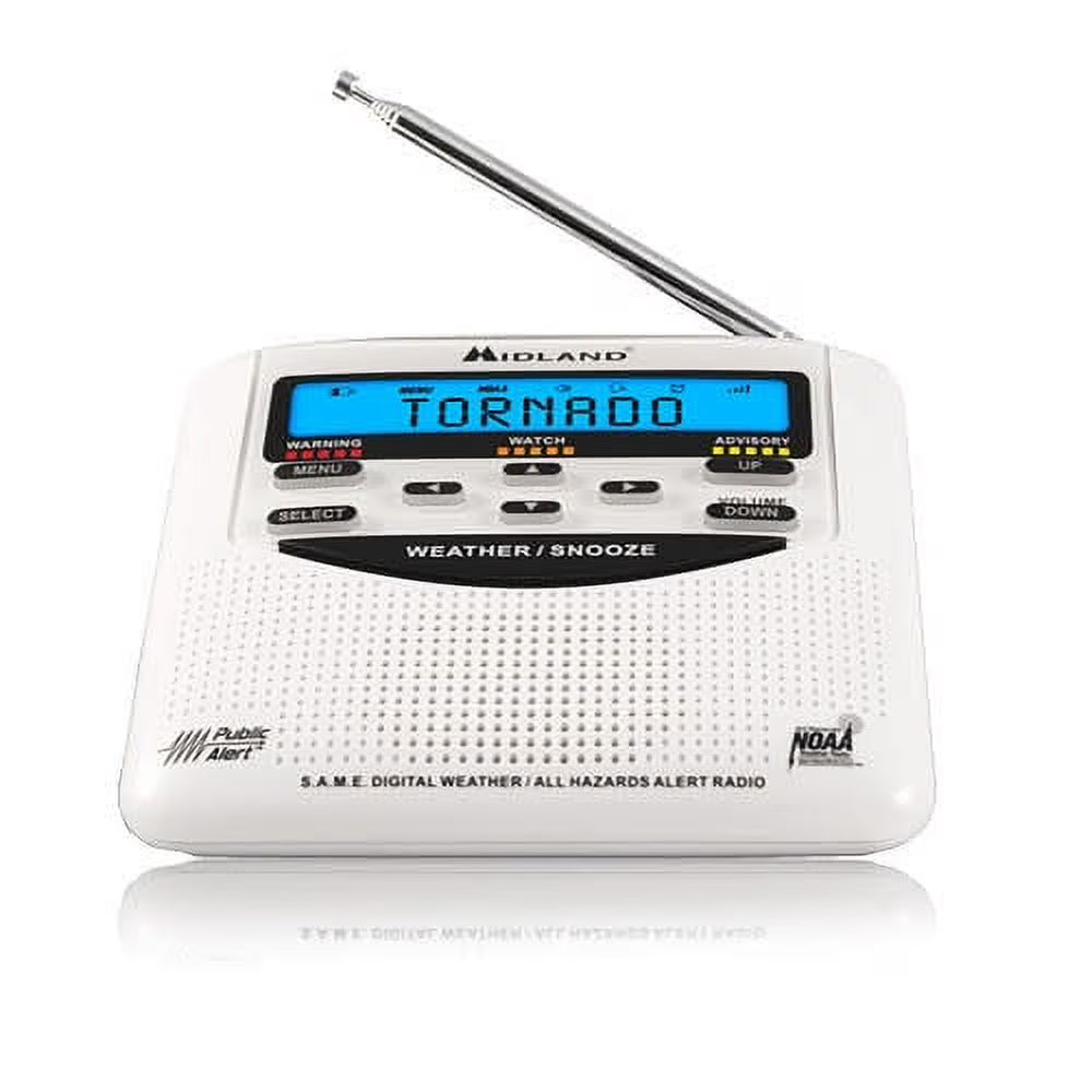 White NOAA Weather Alert Radio X415749