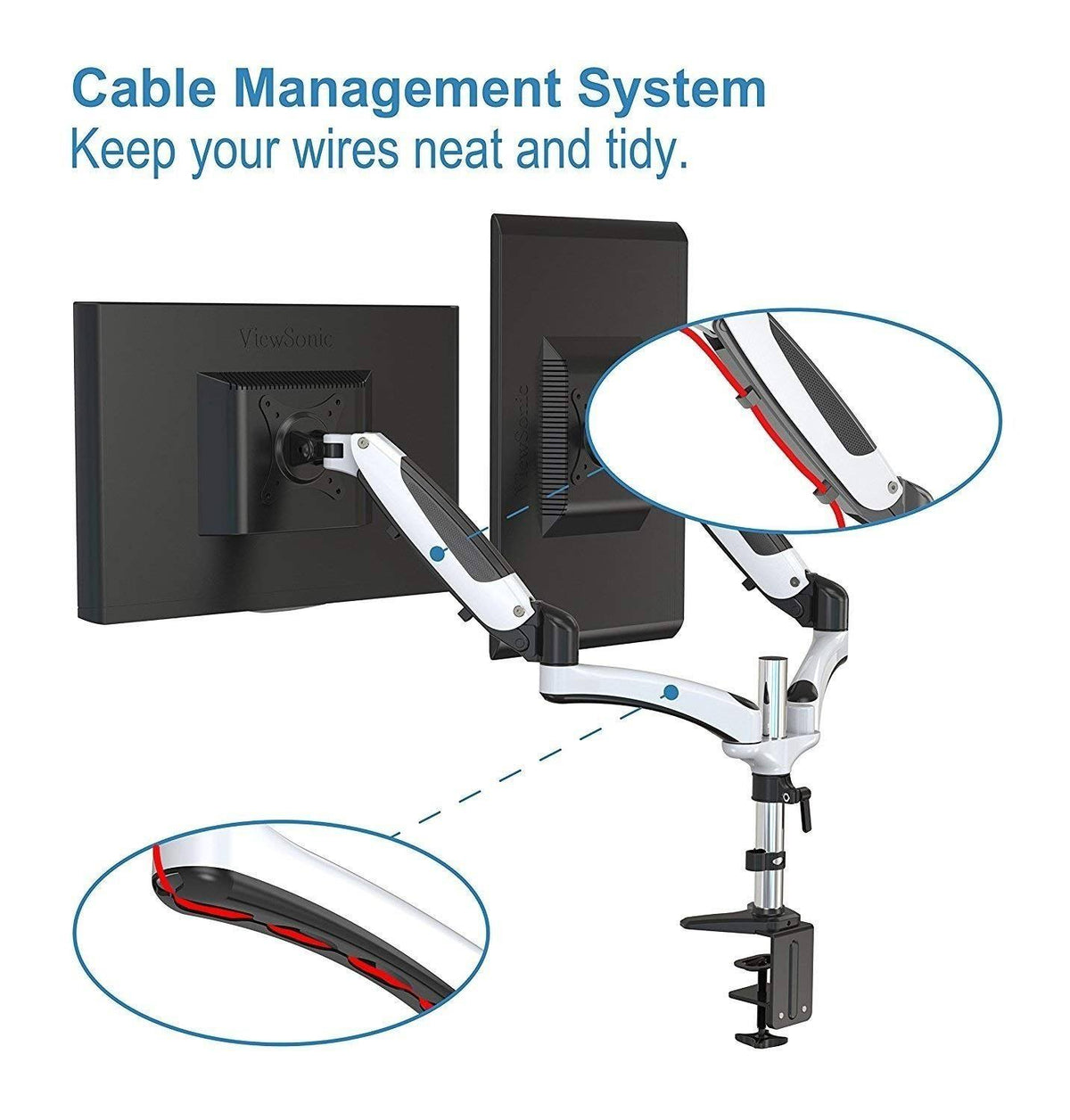 Triple Monitor Mount with Articulating Arms G374