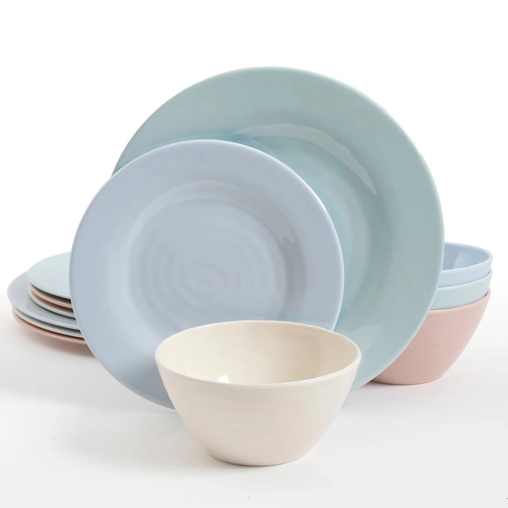12 Piece Melamine Dinnerware Set S82872