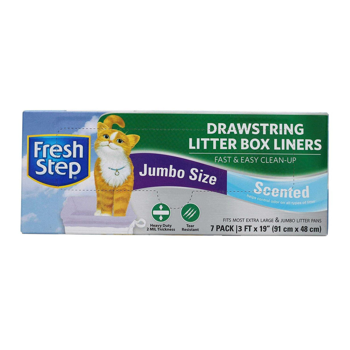 Scented Large Drawstring Litter Box Liners S53150