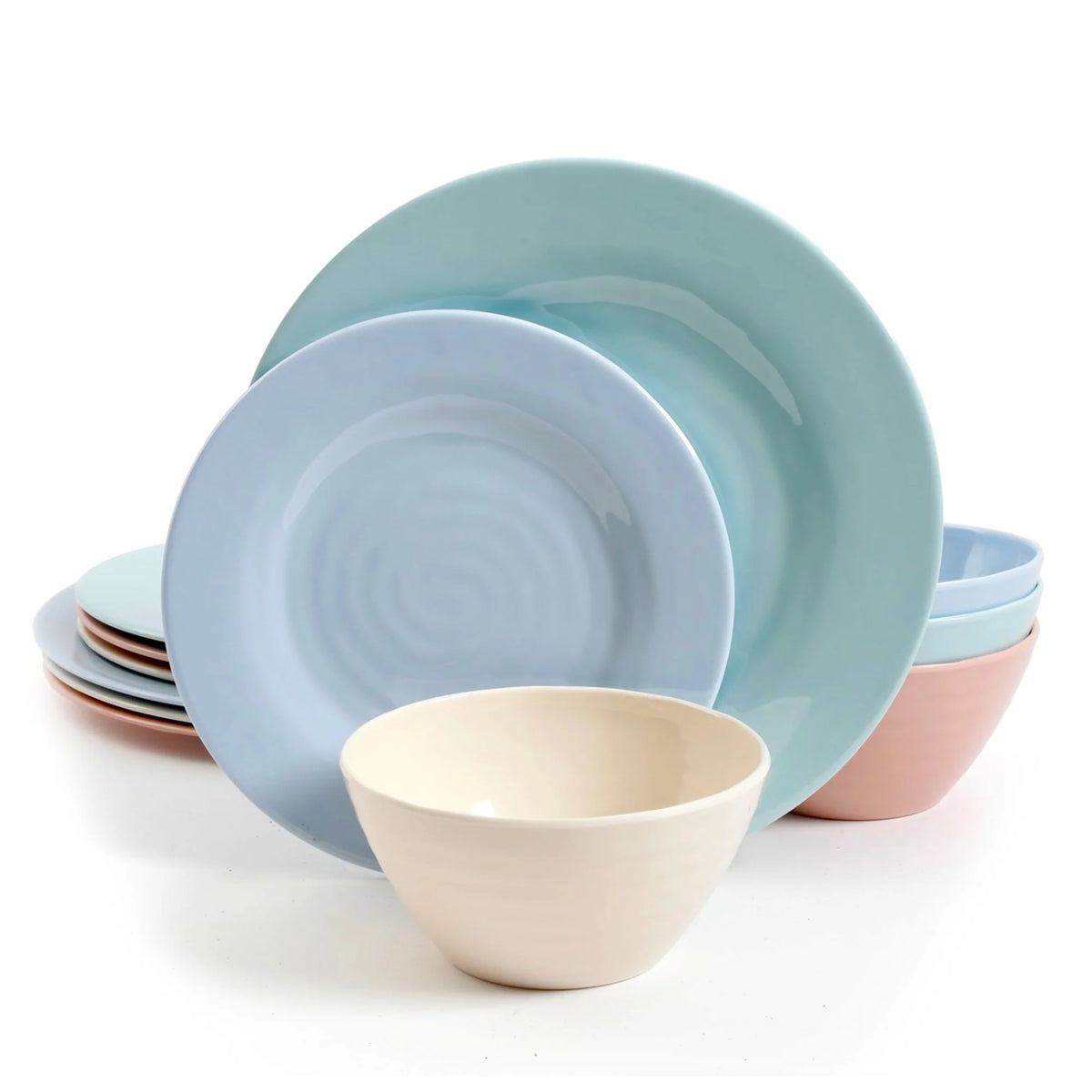 12 Piece Melamine Dinnerware Set S82872
