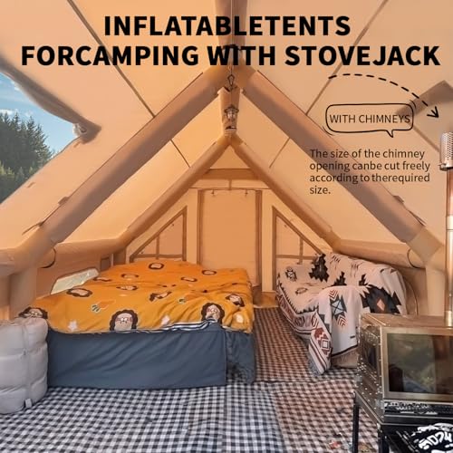 Inflatable Camping Tent 8-10 Person with Stove Jack S67331